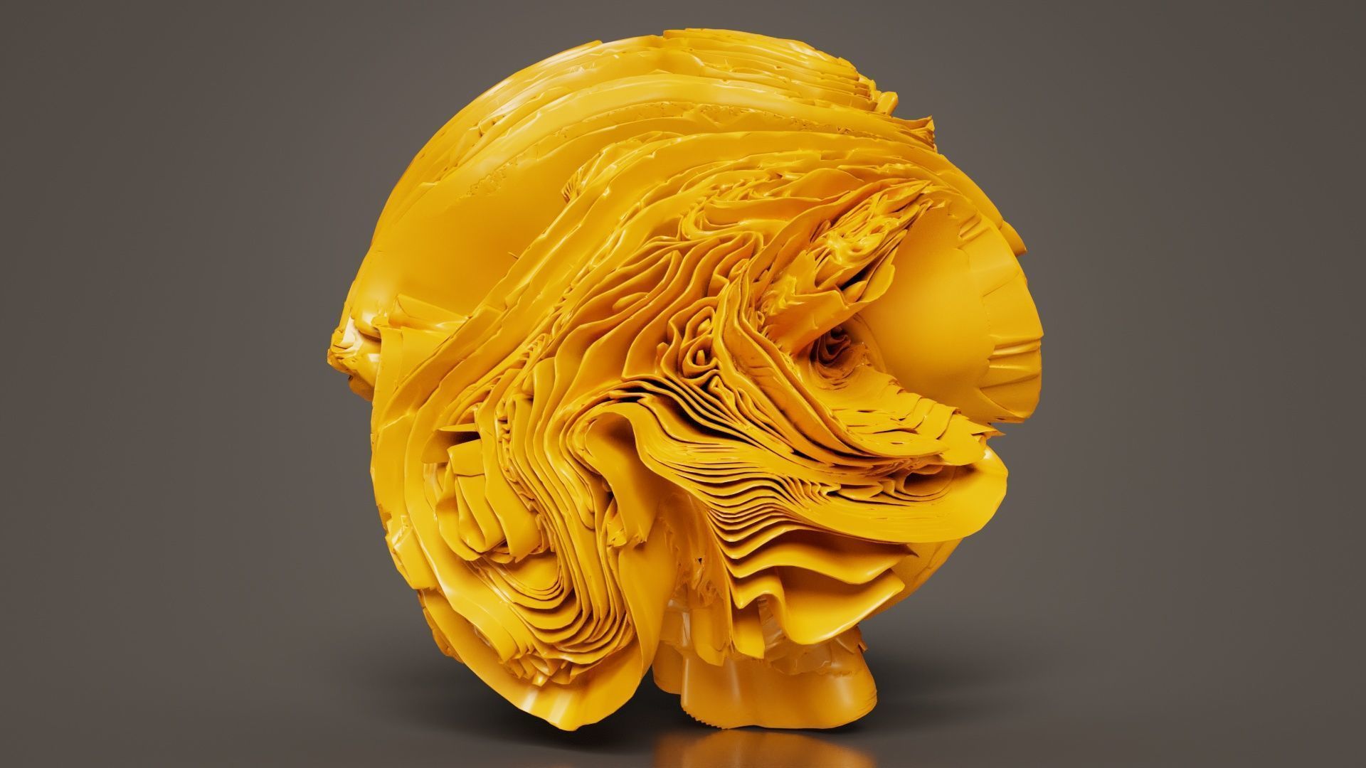 Folded Sphere 5 3D model_4