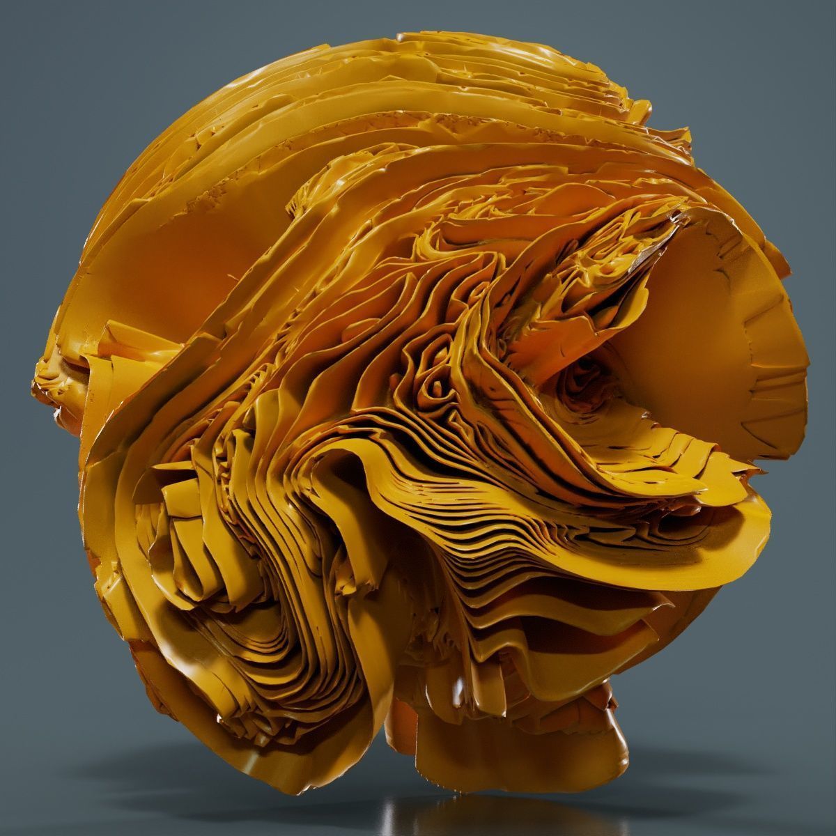 Folded Sphere 5 3D model_16