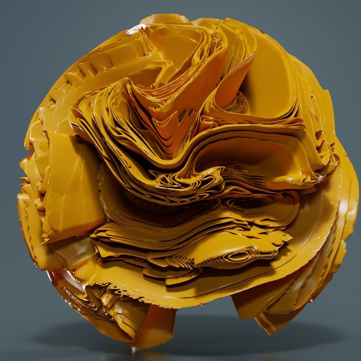 Folded Sphere 5 3D model_11