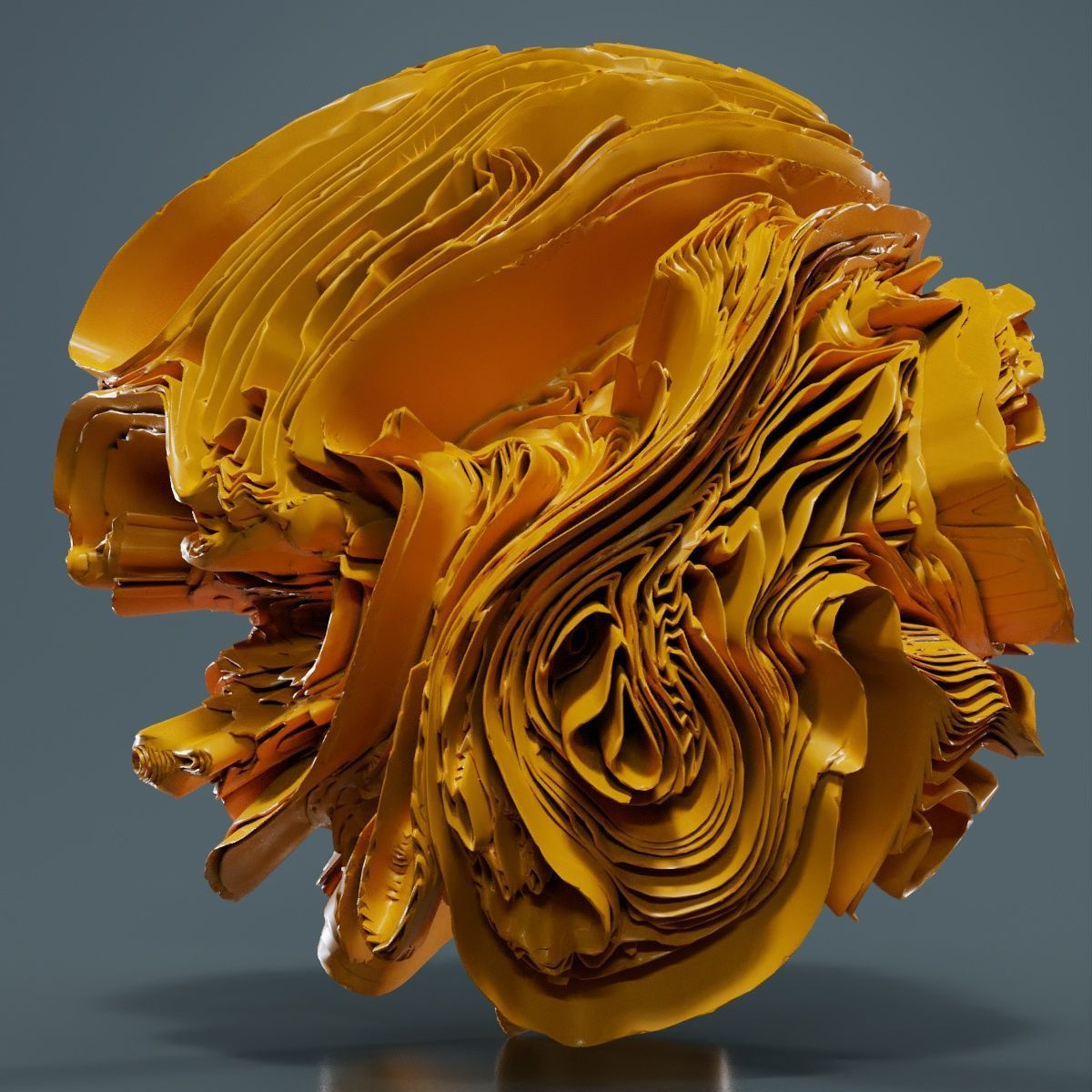 Folded Sphere 5 3D model_9