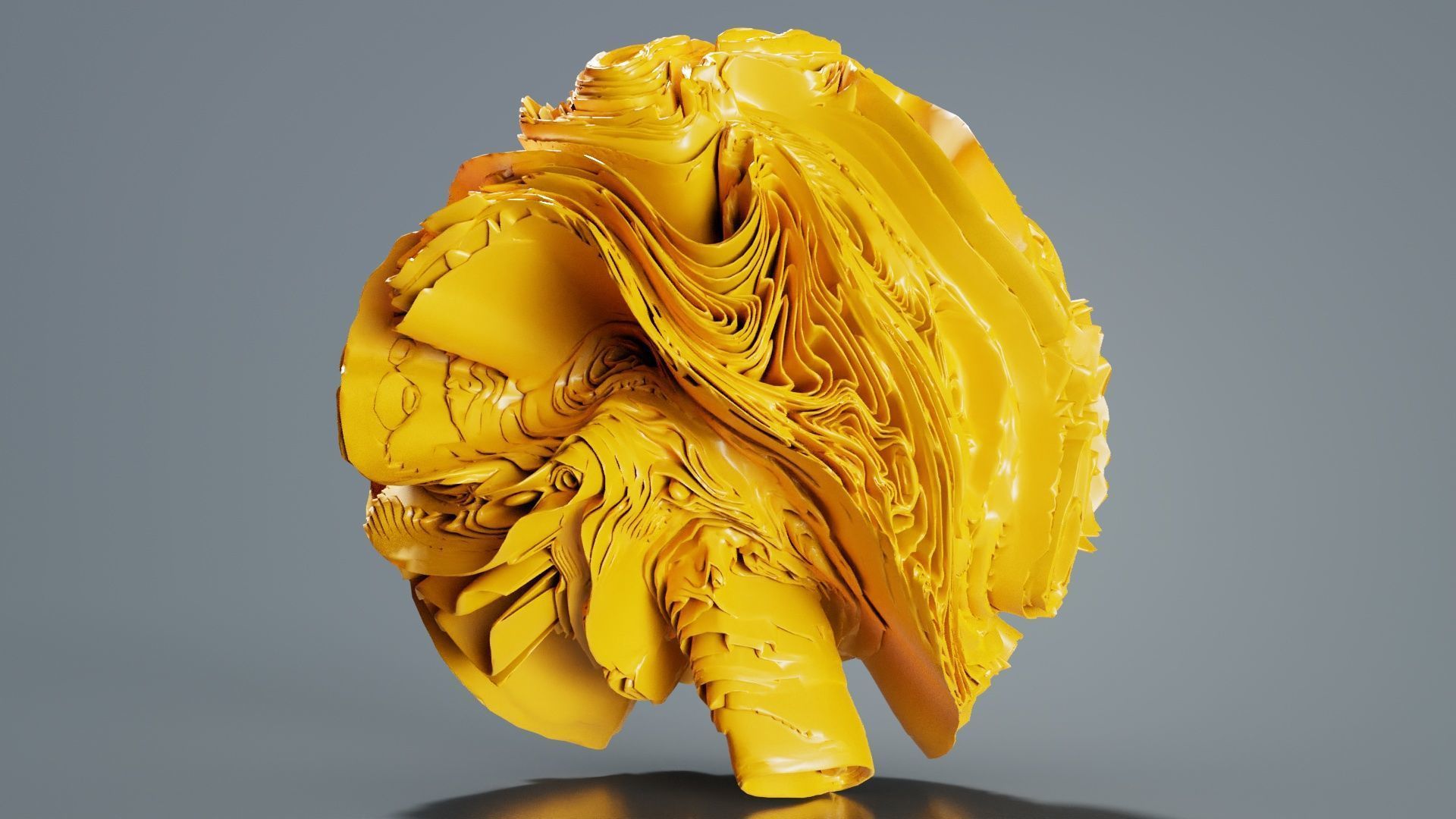 Folded Sphere 5 3D model_1