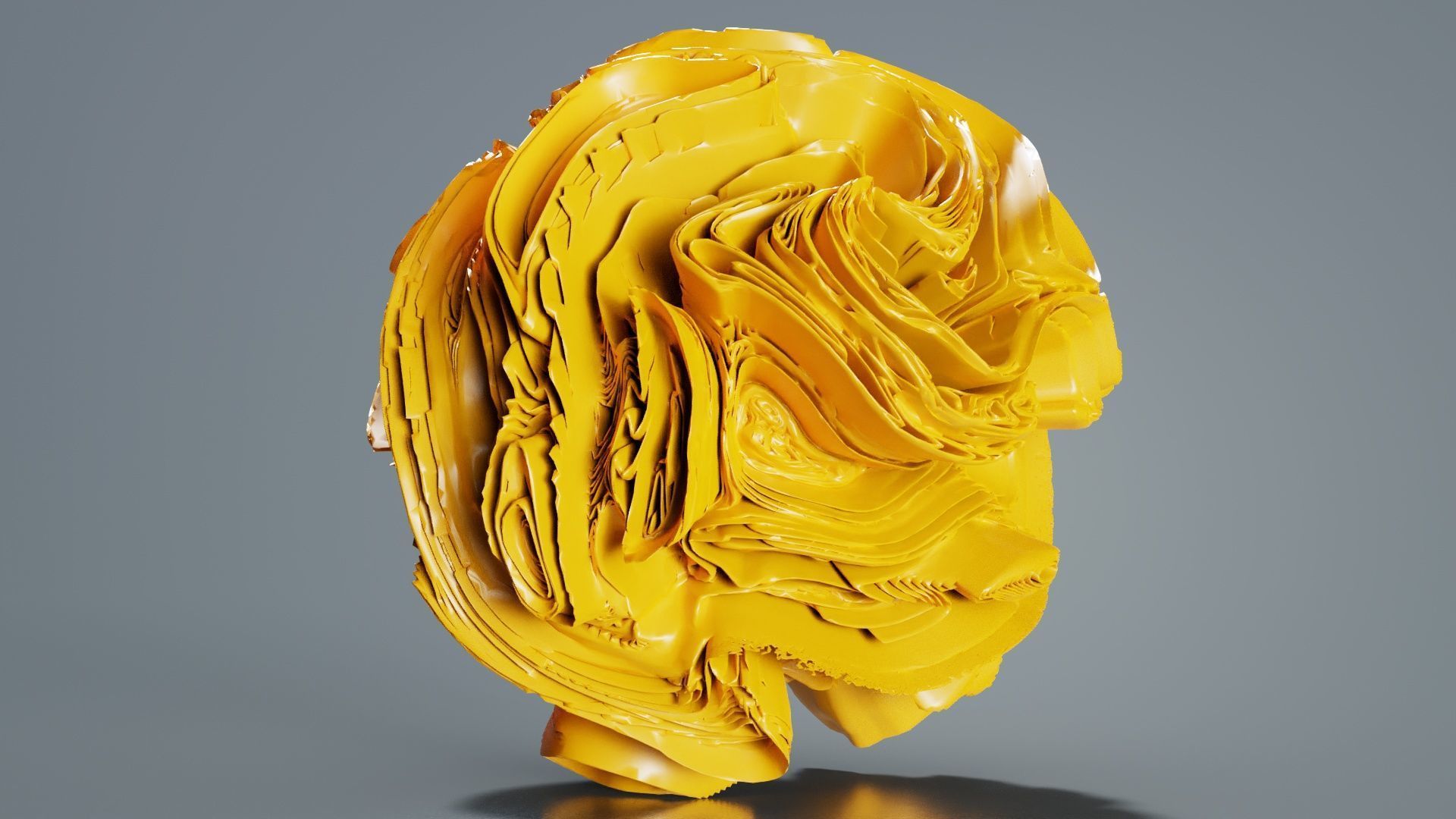 Folded Sphere 5 3D model_8
