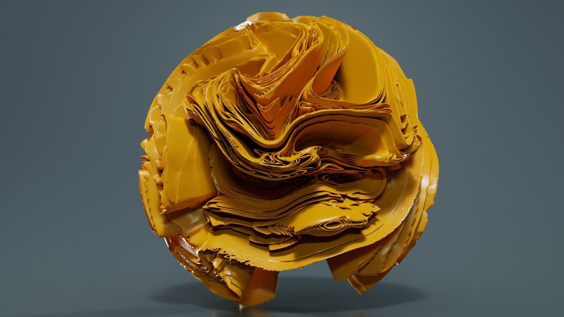 Folded Sphere 5 3D model_5