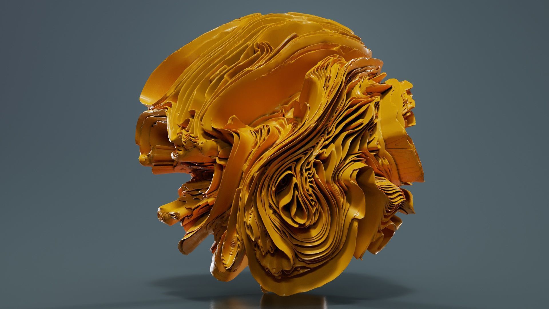 Folded Sphere 5 3D model_3