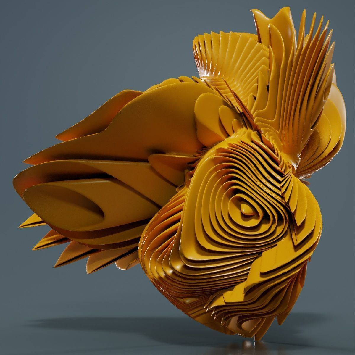 Folded Sphere 6 3D model_14