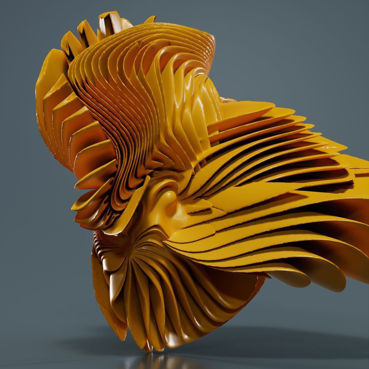 Folded Sphere 6 3D model_10