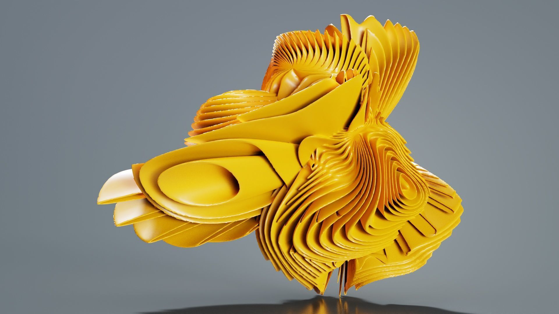 Folded Sphere 6 3D model_4