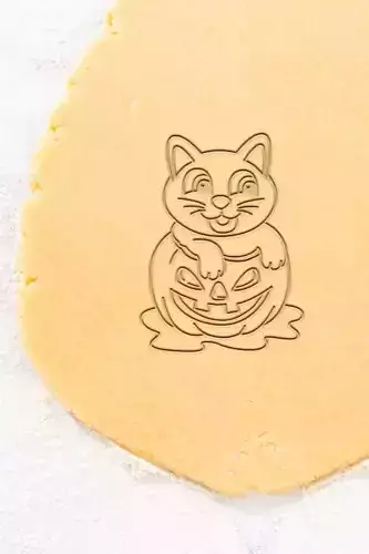 Cat And Pumpkin Cookie Cutter - Biscuit Cutter