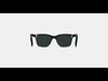 Barkley Low Bridge Fit Sunglasses in Black Matte Eclipse Low-poly 3D model_1
