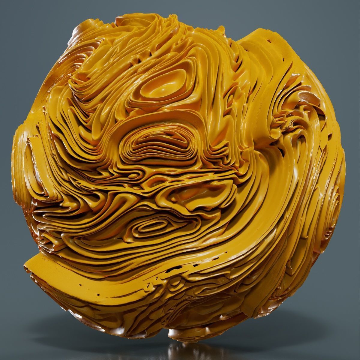 Folded Sphere 9 3D model_10