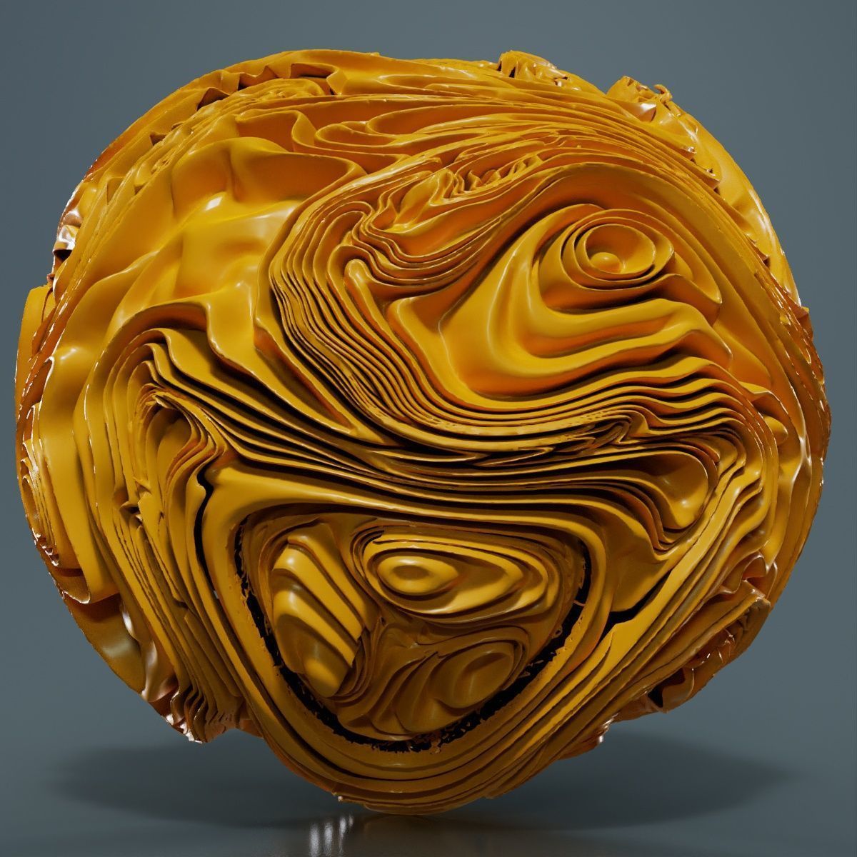 Folded Sphere 9 3D model_15