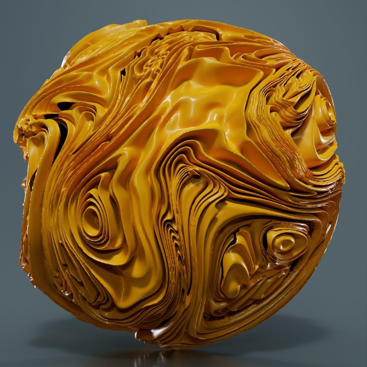 Folded Sphere 9 3D model_16