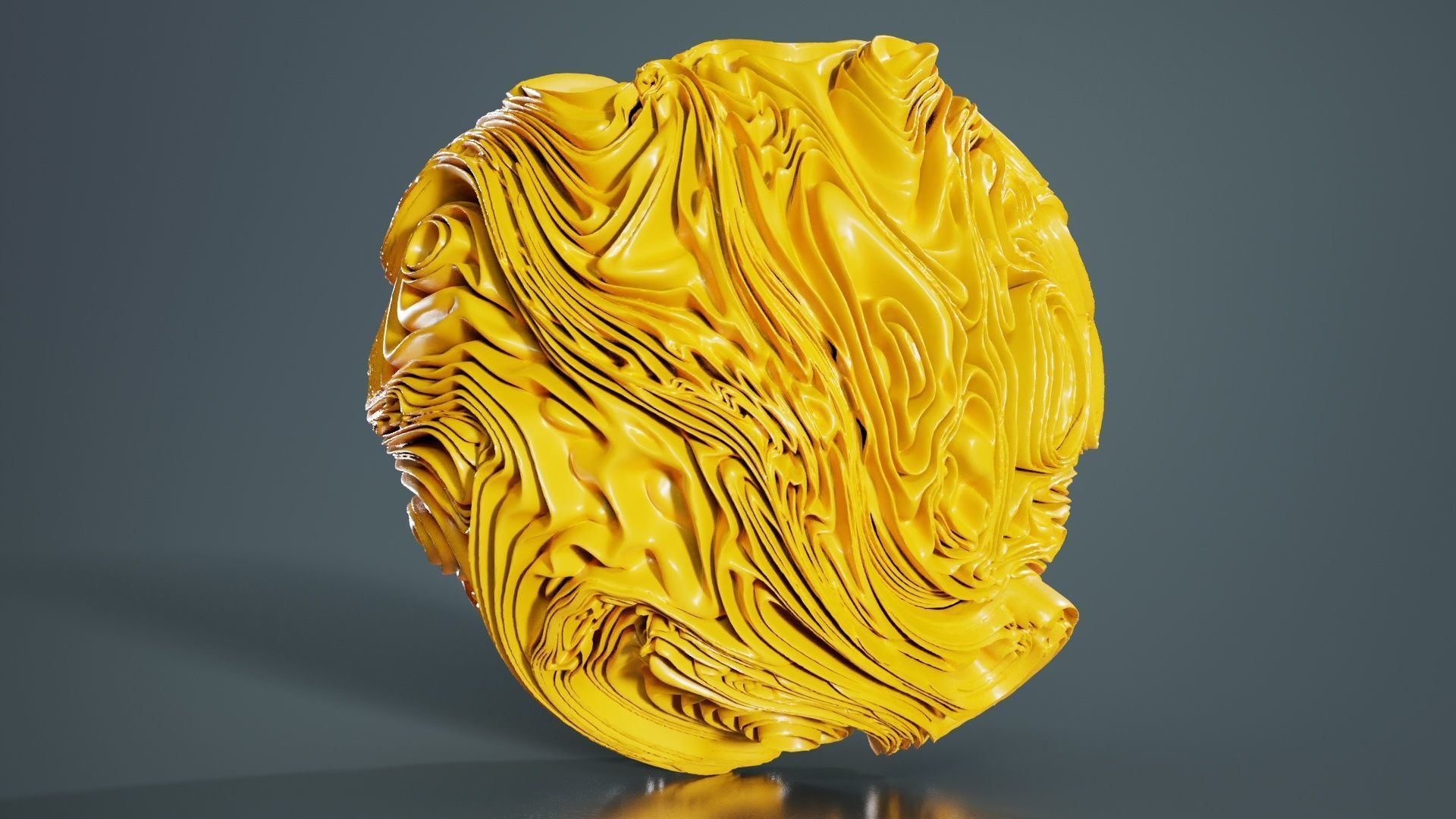 Folded Sphere 9 3D model_3