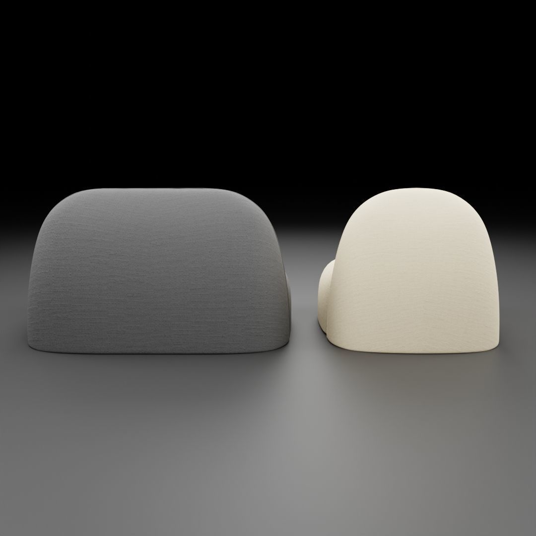 Cloud Chair Sofa 3D model_5