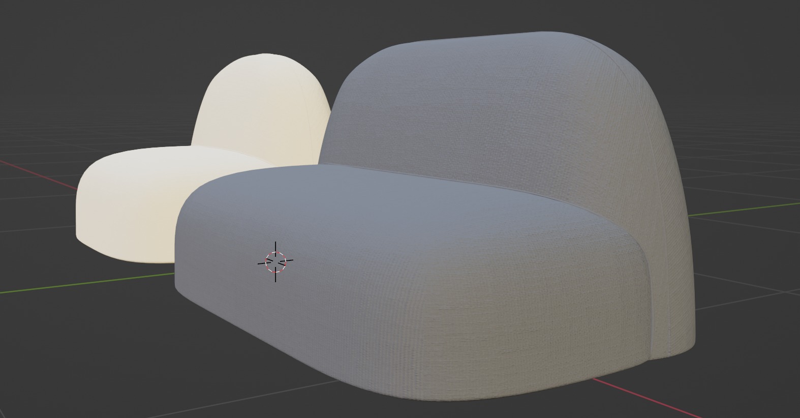 Cloud Chair Sofa 3D model_17