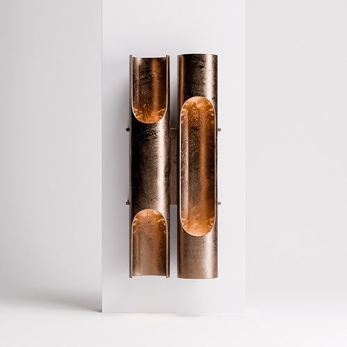 Art Deco Wall Sconce Low-poly 3D model