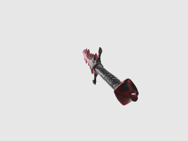 Evil red sword 3D model_1