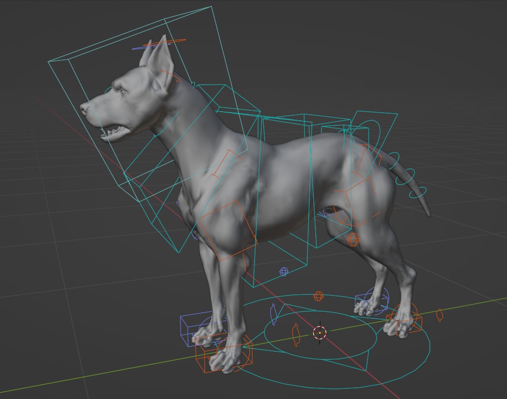 Doberman 3D model_2