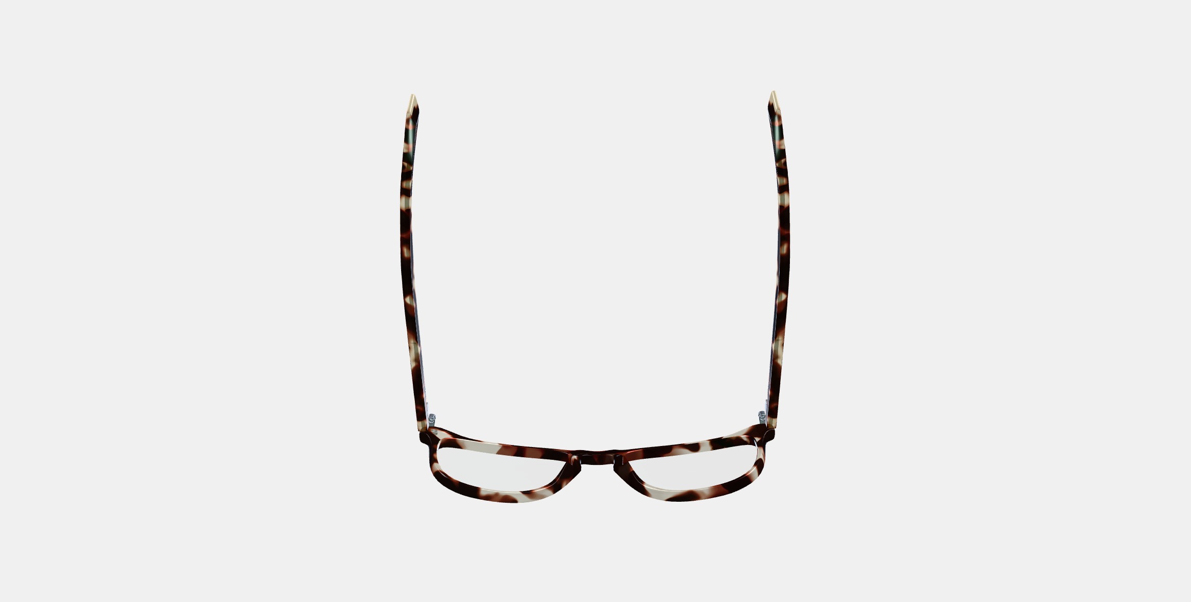 Vaughan Eyeglasses in Burnt Lemon Tortoise Low-poly 3D model_7