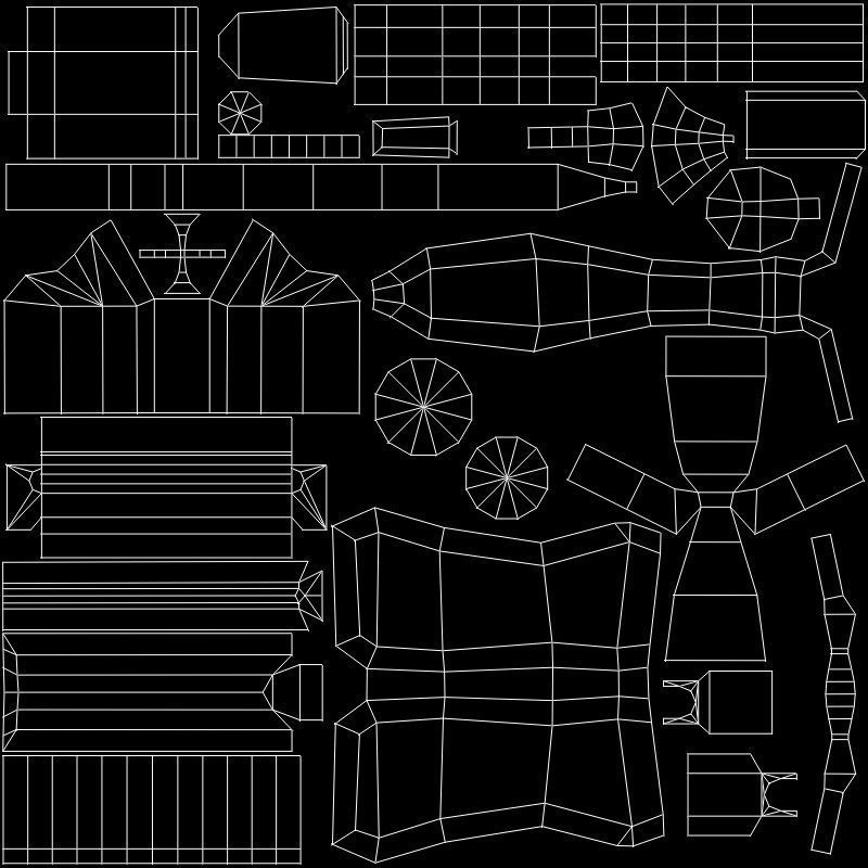 Stylized Weapon - Low poly Low-poly 3D model_10