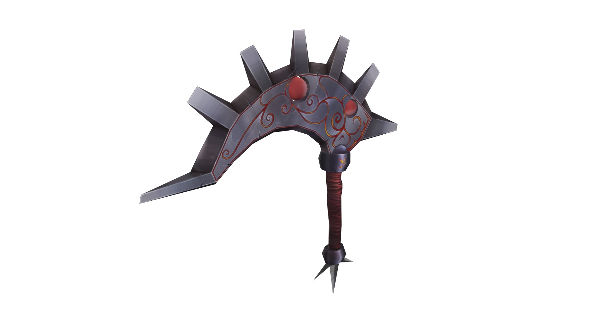 Stylized Weapon - Low poly Low-poly 3D model_8