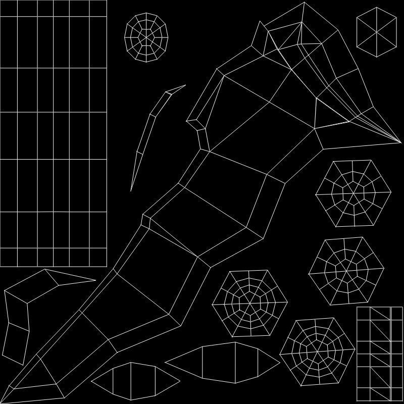 Stylized Weapon - Low poly Low-poly 3D model_22