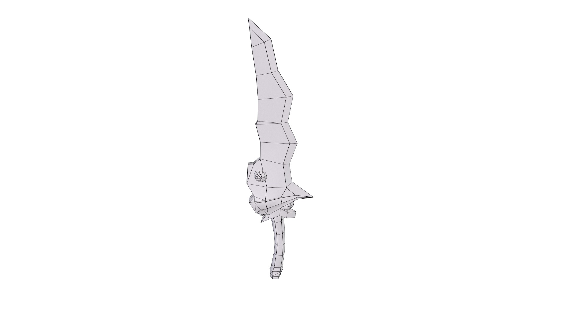 Stylized Weapon - Low poly Low-poly 3D model_25