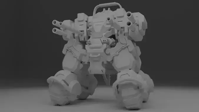 robot automata 3D model
