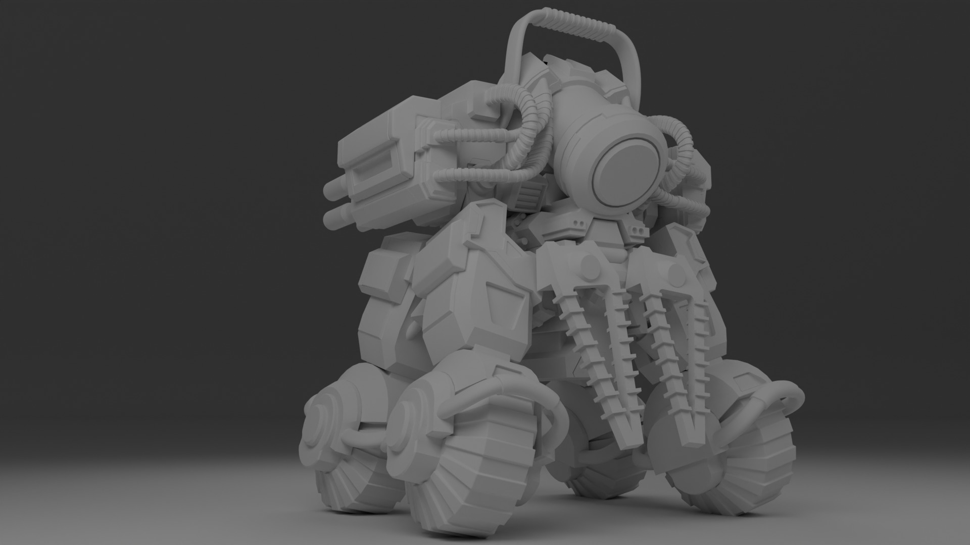 robot automata 3D model_2