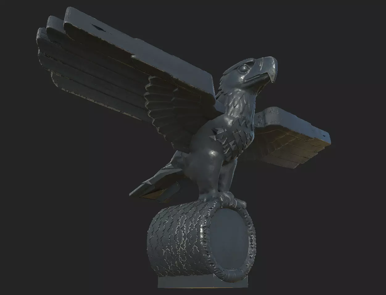 Germania - Reich Adler Eagle Generalkomando v2 3D model_0