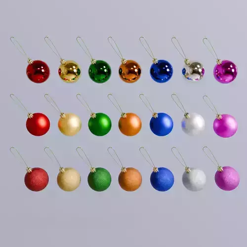 Christmas balls Ornament 1 3D model