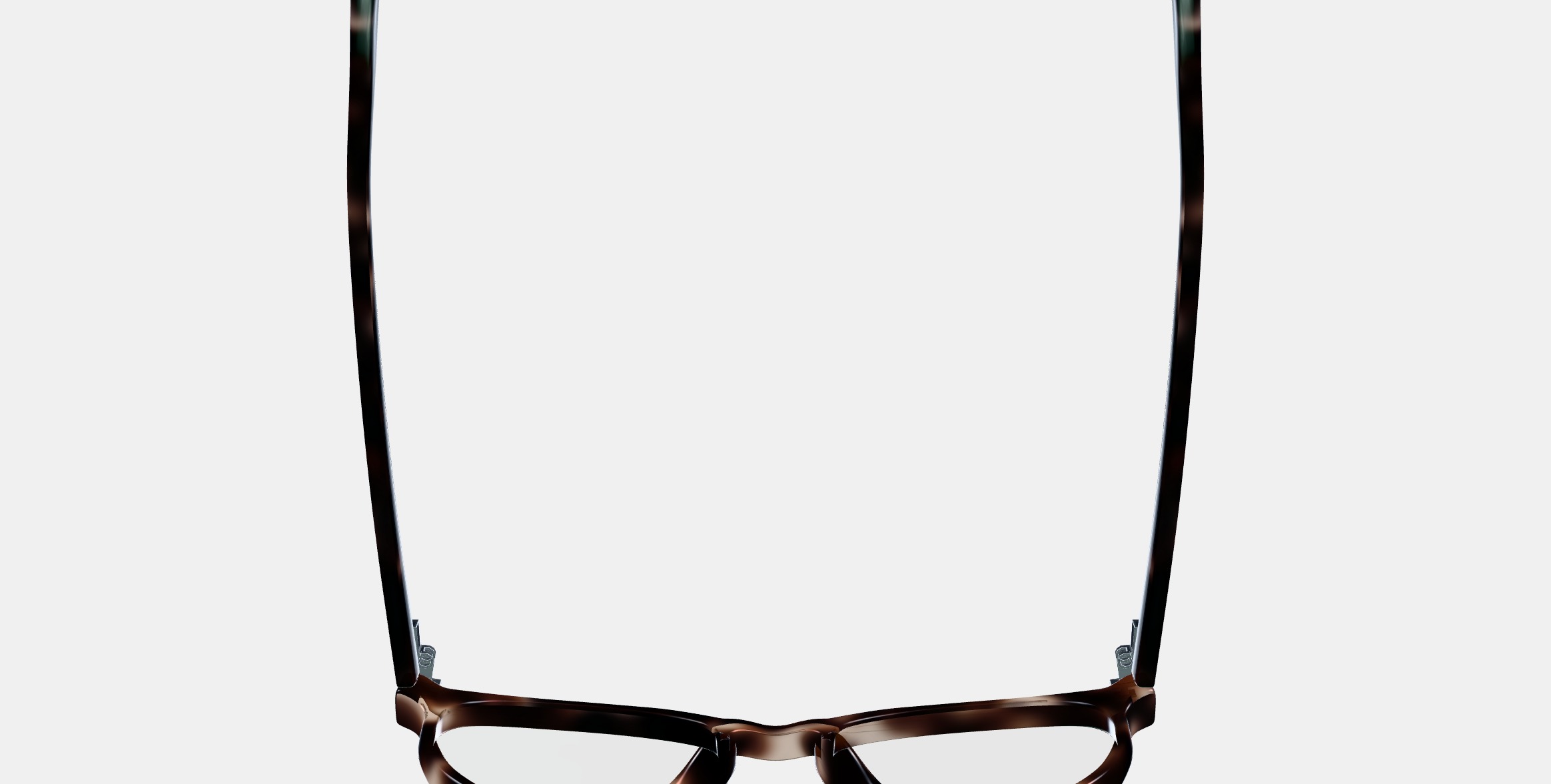 Wright Eyeglasses in Cognac Tortoise Low-poly 3D model_8