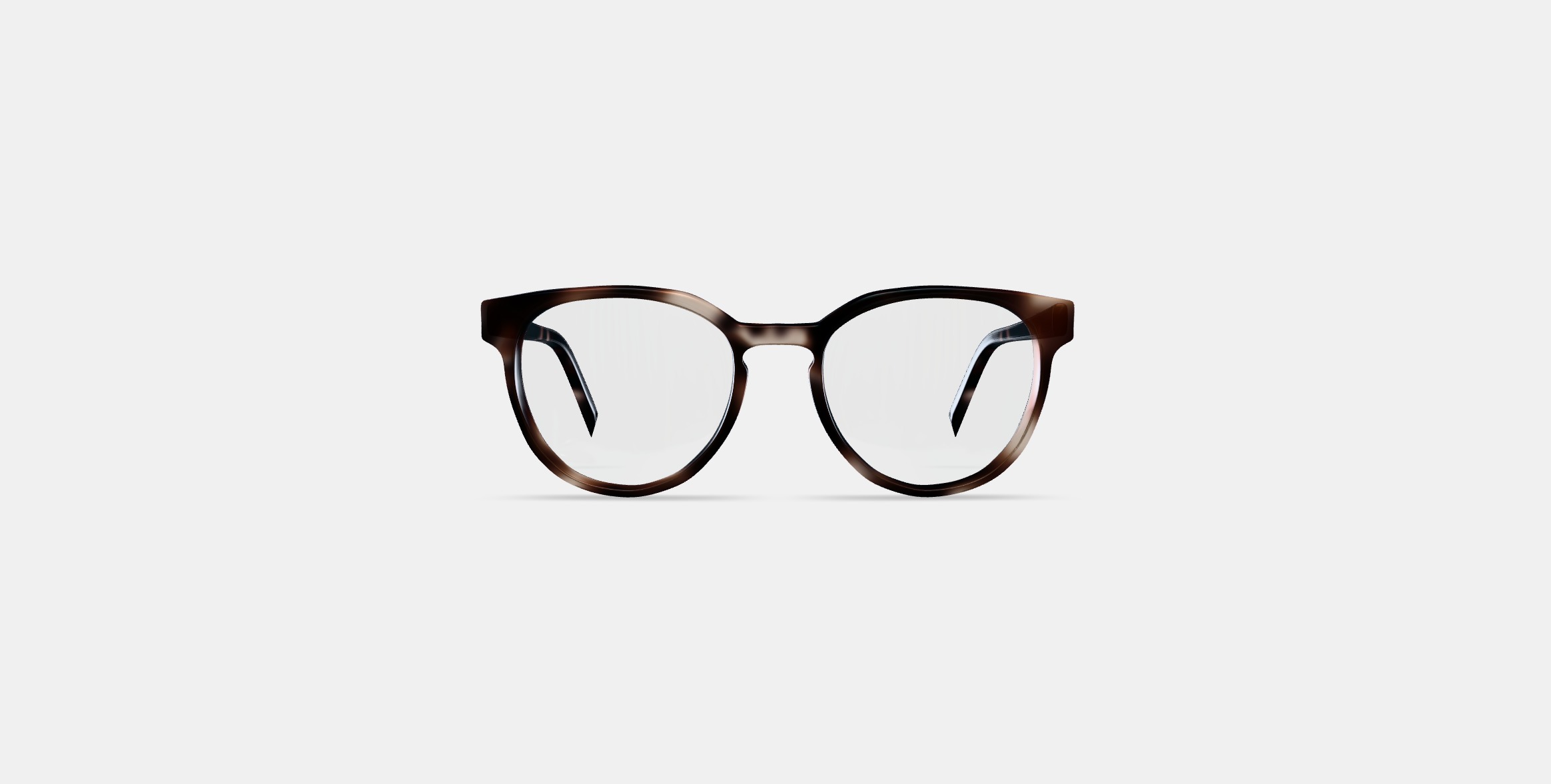 Wright Eyeglasses in Cognac Tortoise Low-poly 3D model_10