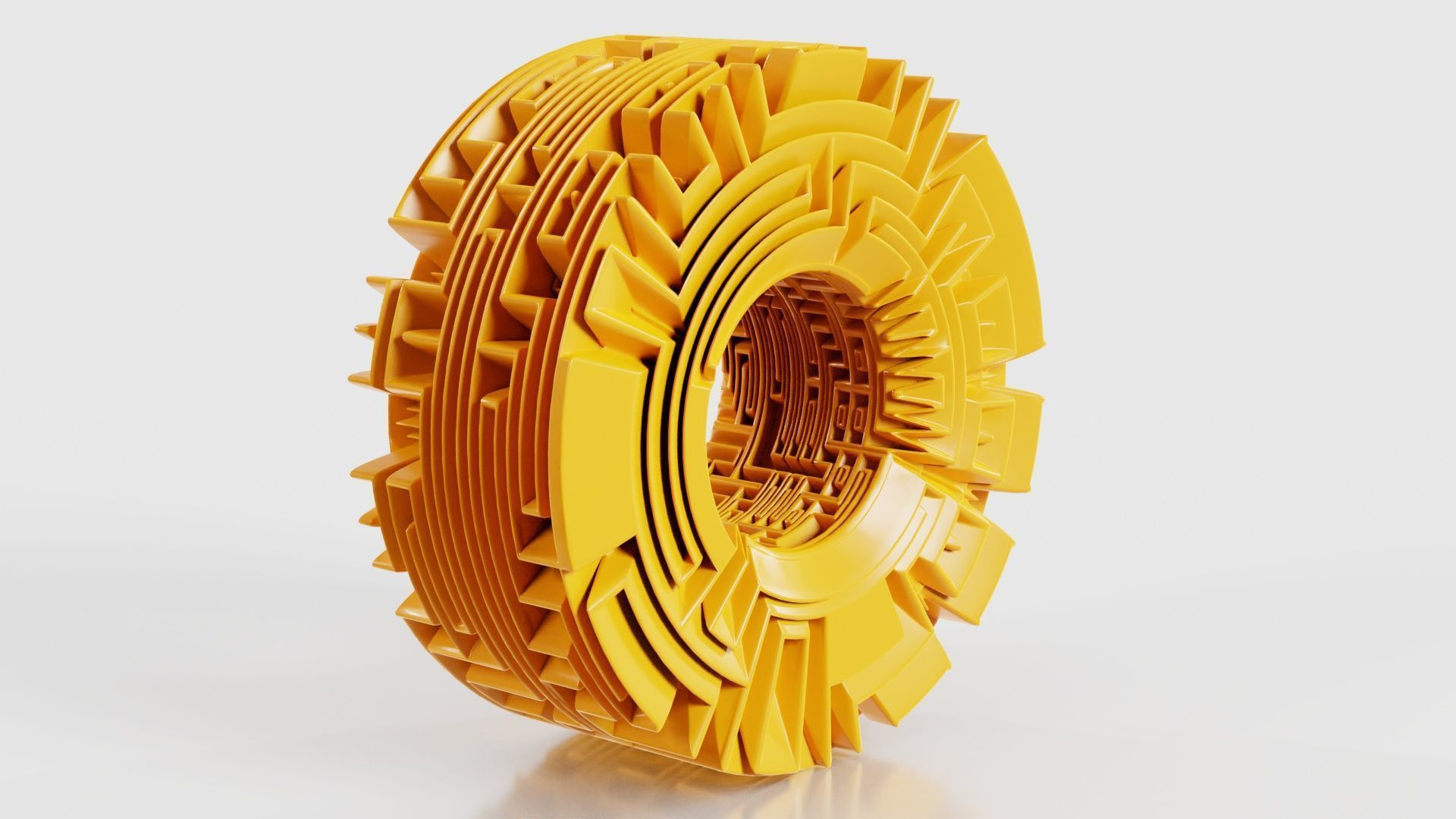 Maze Ring 3D model_20