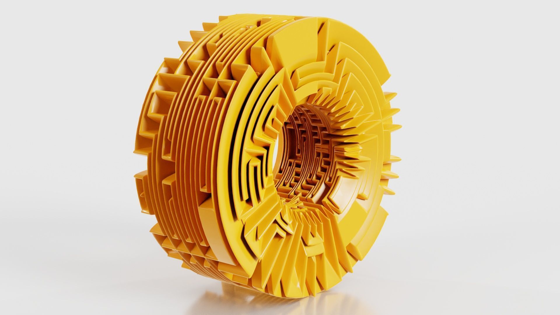 Maze Ring 3D model_26