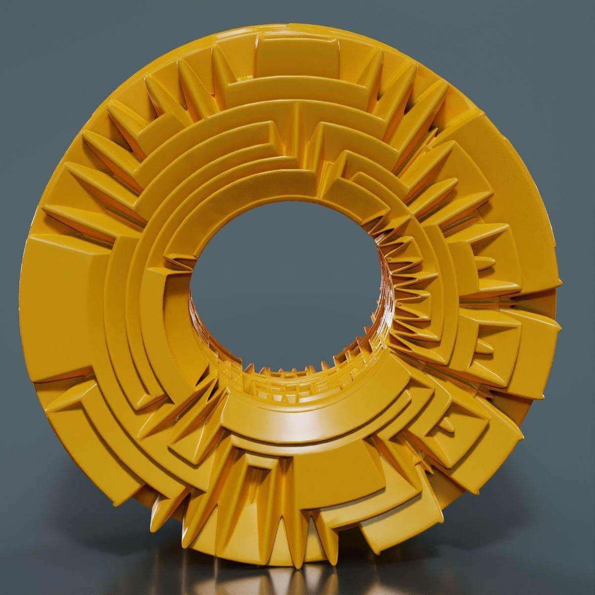 Maze Ring 3D model_10