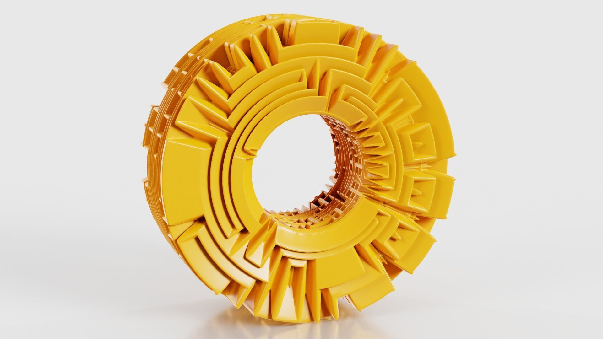 Maze Ring 3D model_19