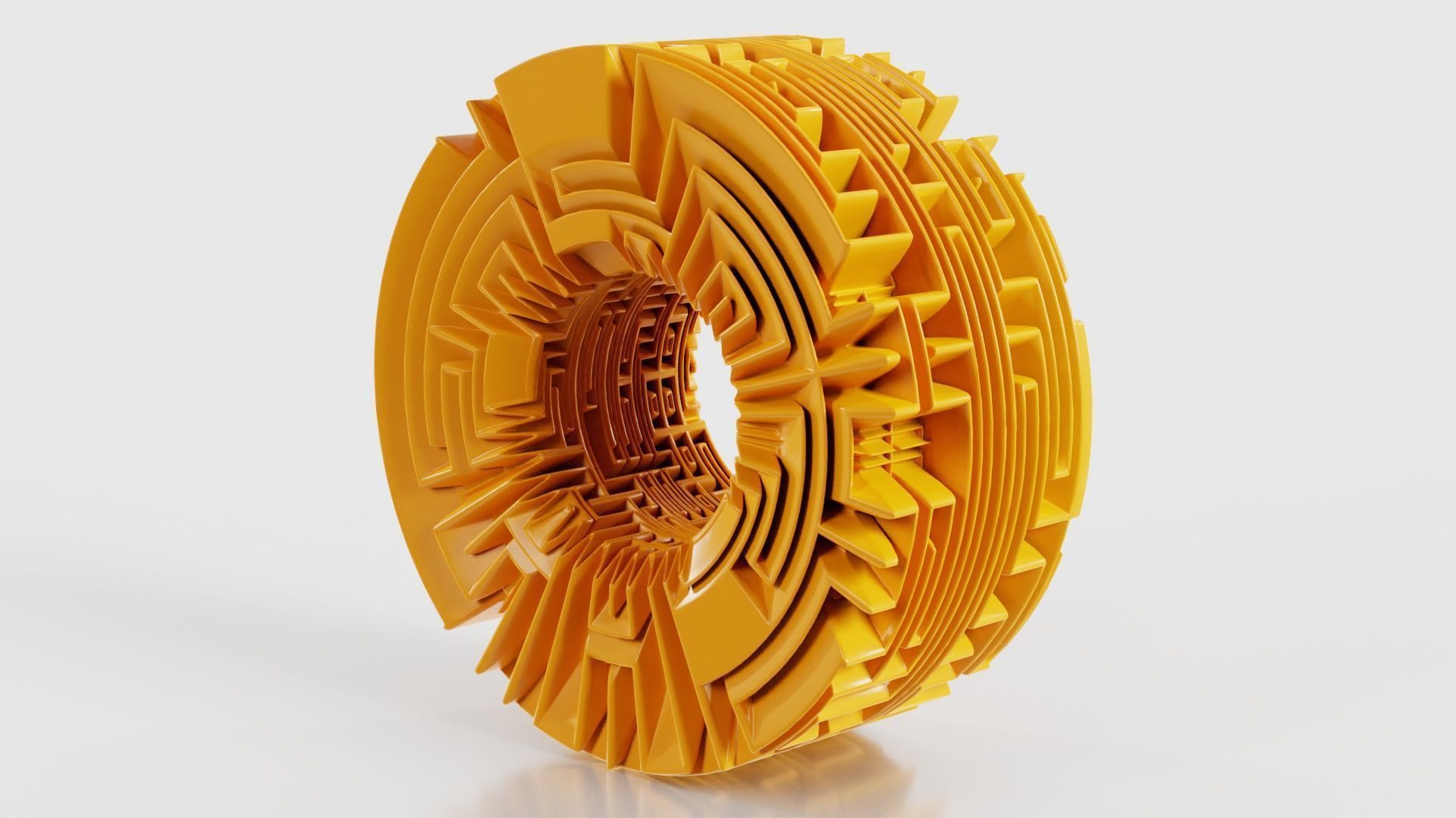 Maze Ring 3D model_23