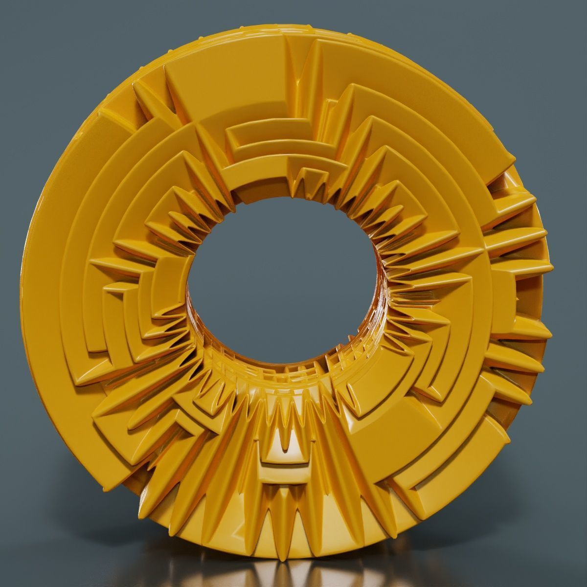 Maze Ring 3D model_14