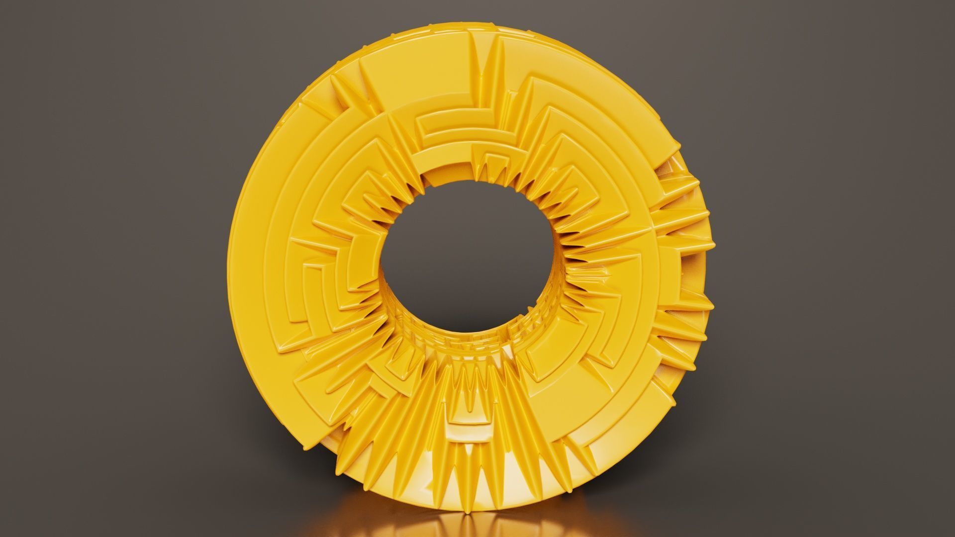 Maze Ring 3D model_5