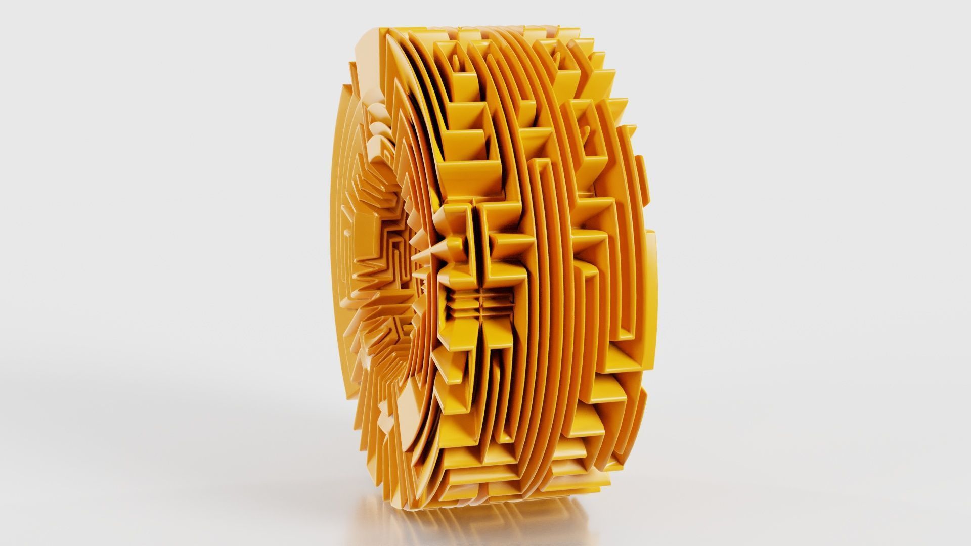 Maze Ring 3D model_22