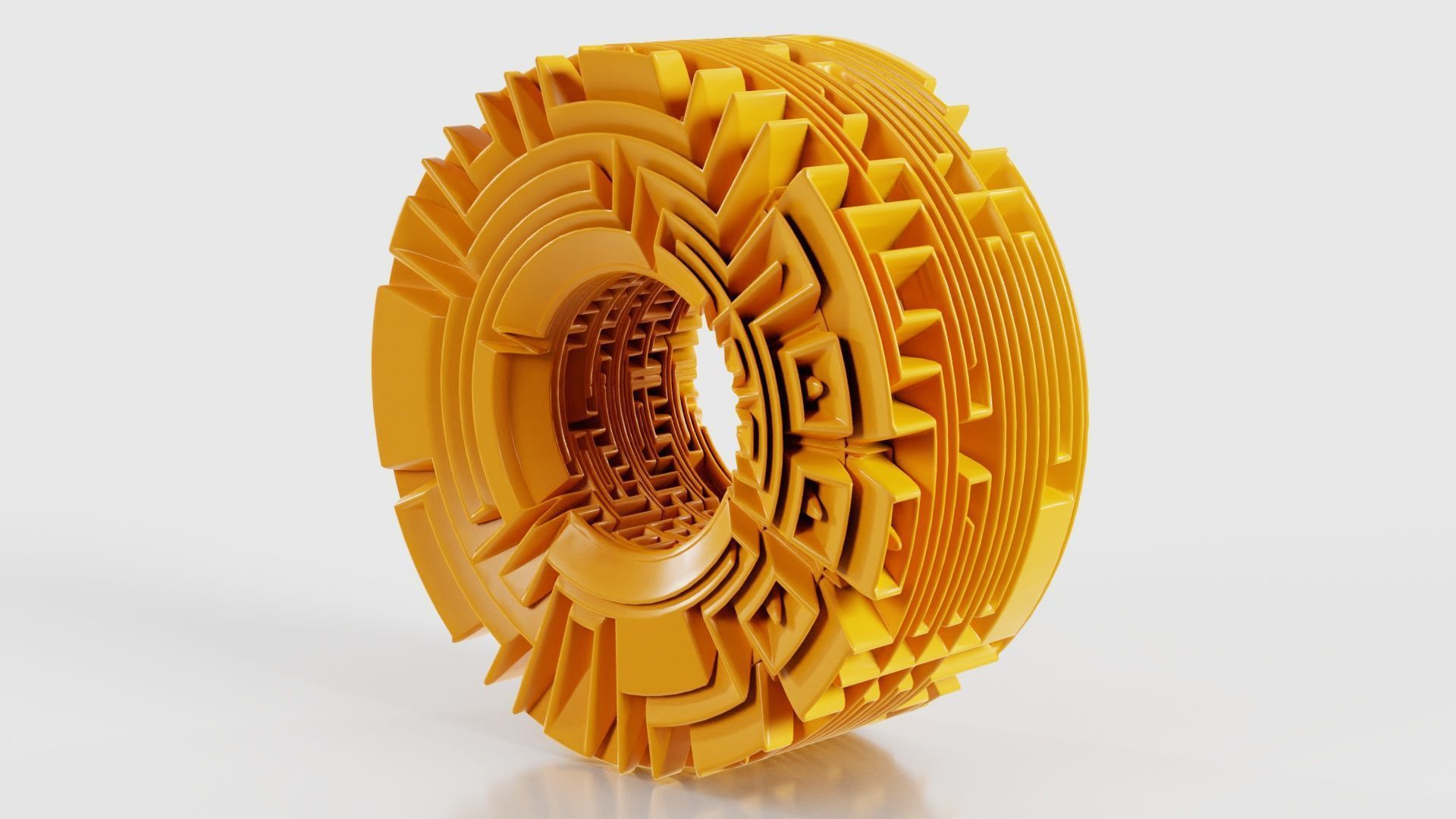 Maze Ring 3D model_17