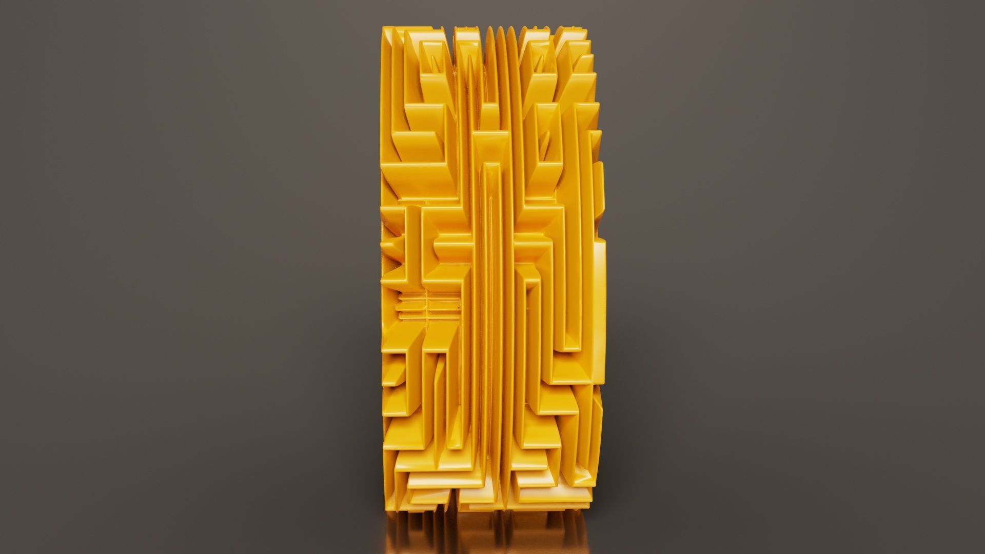 Maze Ring 3D model_7