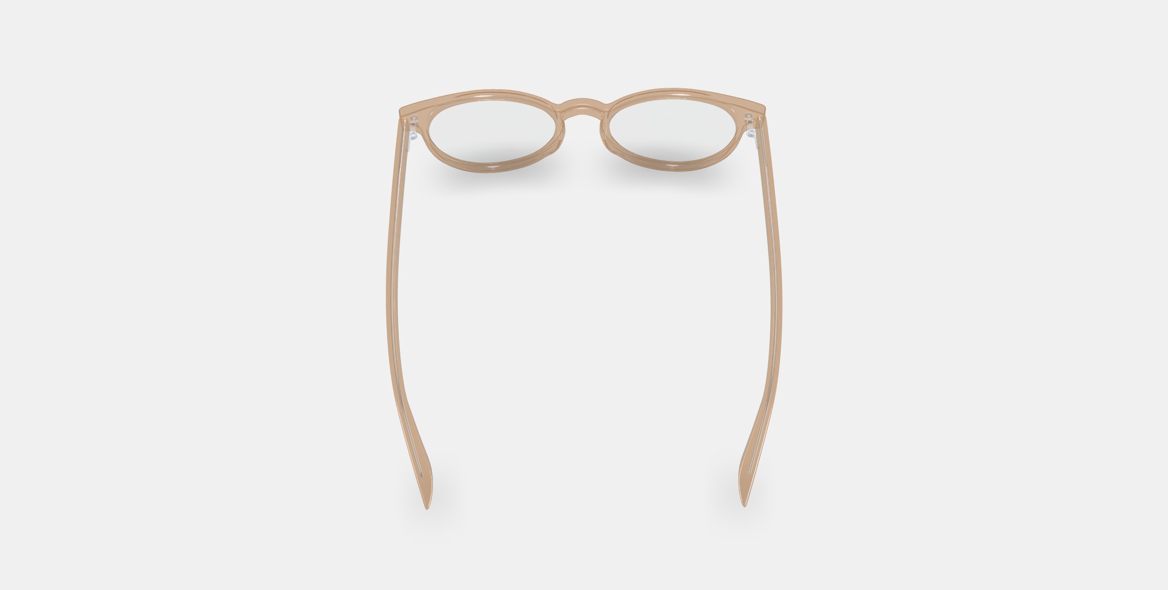 Leila Eyeglasses in Grapefruit Soda Low-poly 3D model_2