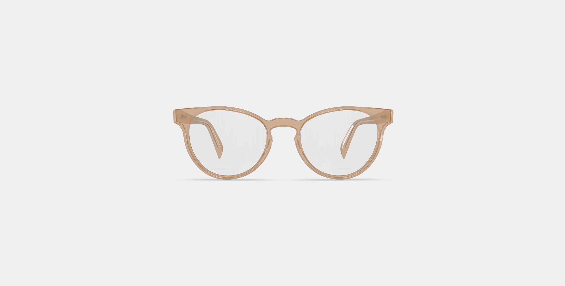 Leila Eyeglasses in Grapefruit Soda Low-poly 3D model_10