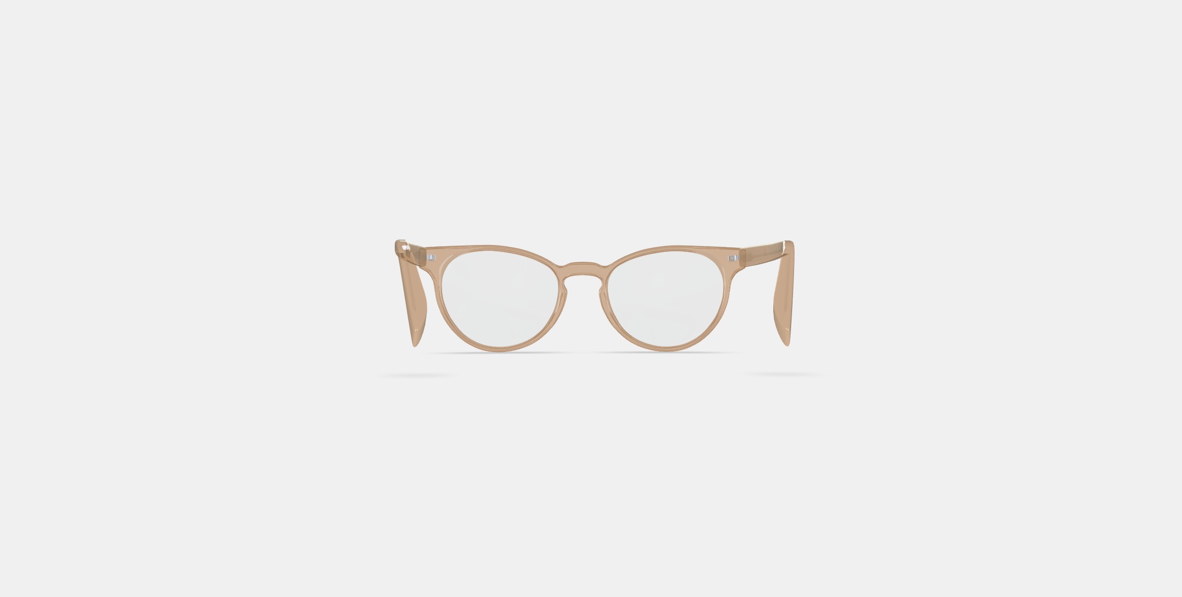 Leila Eyeglasses in Grapefruit Soda Low-poly 3D model_14