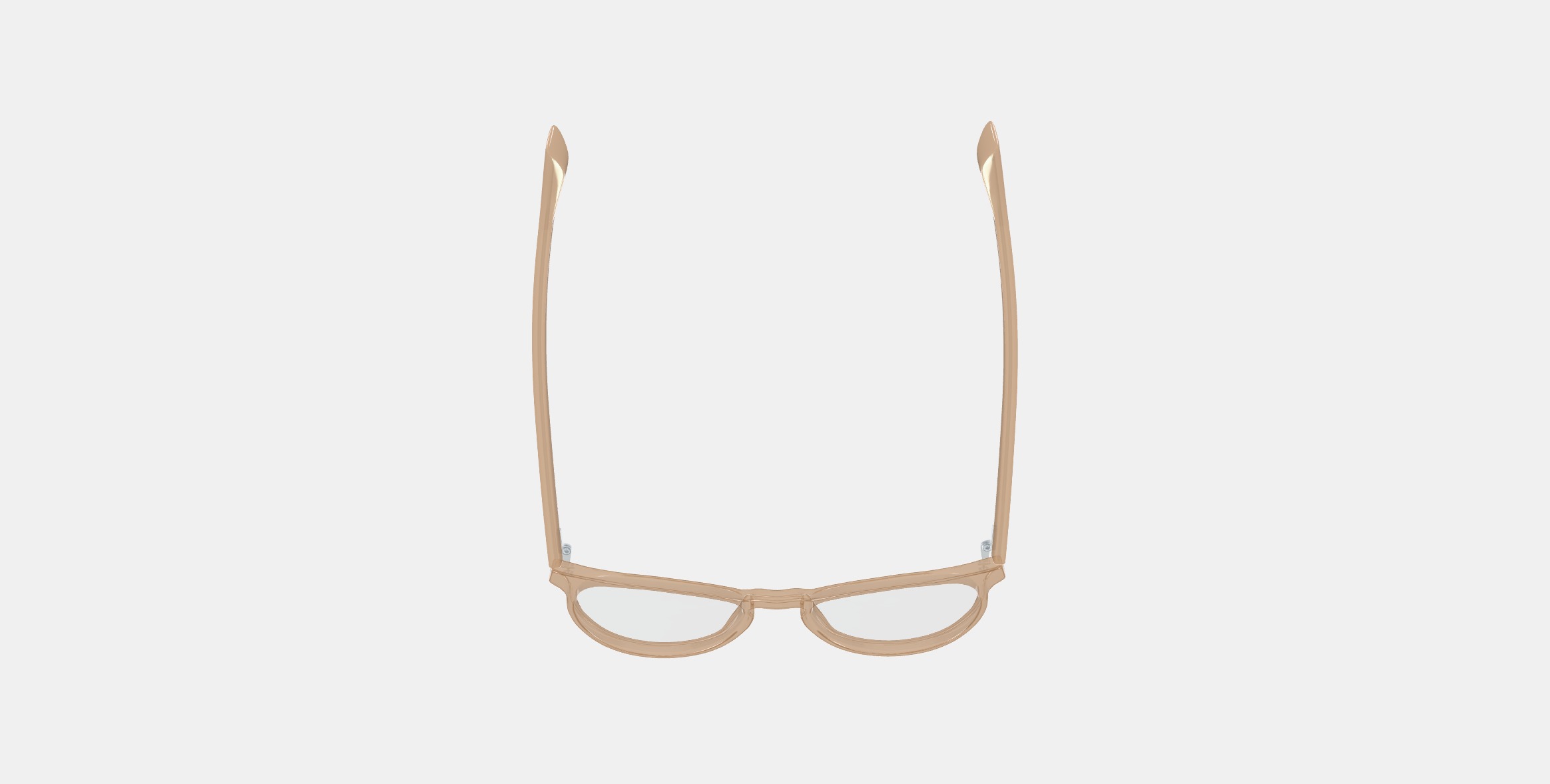 Leila Eyeglasses in Grapefruit Soda Low-poly 3D model_7