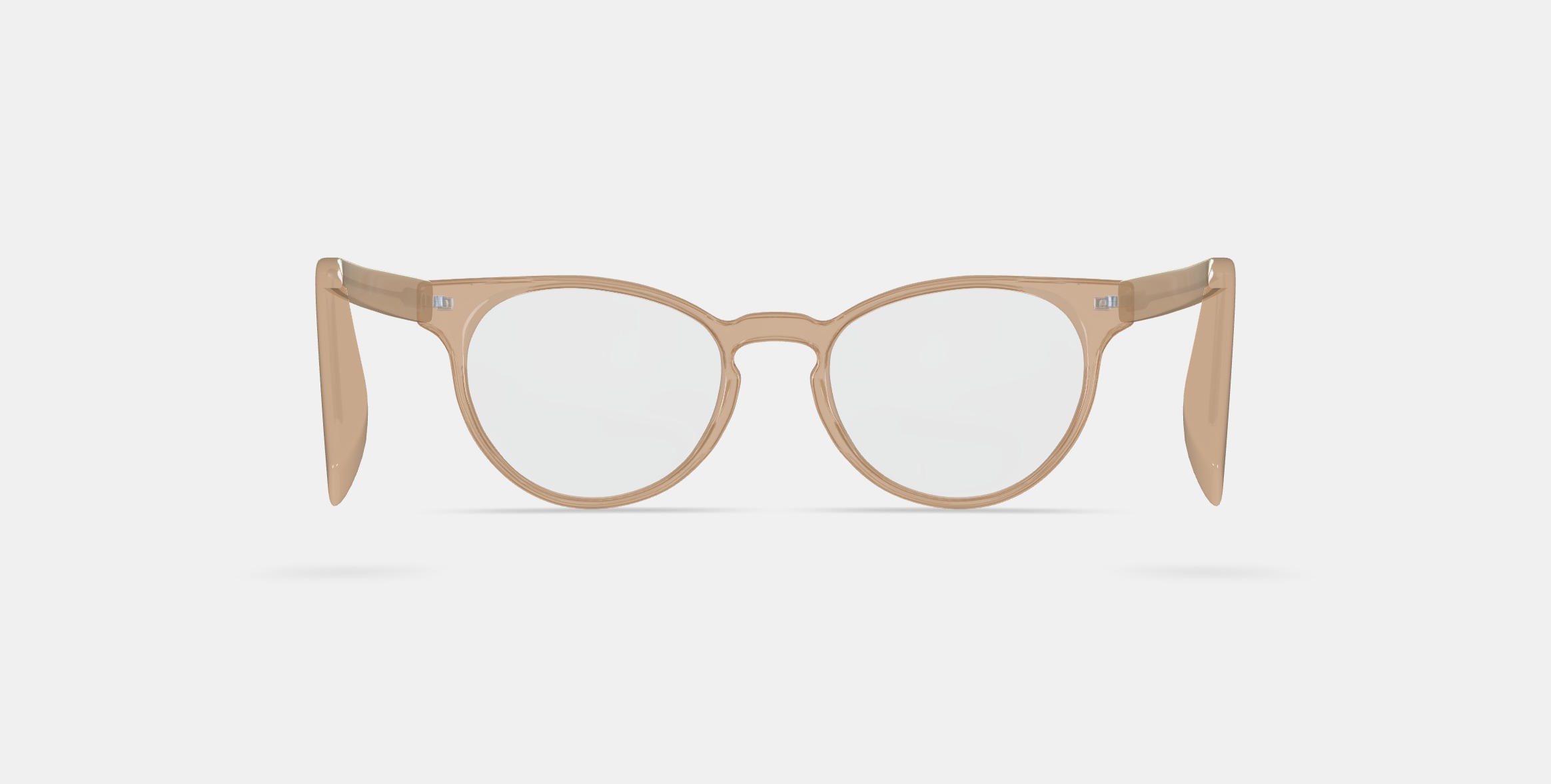Leila Eyeglasses in Grapefruit Soda Low-poly 3D model_15