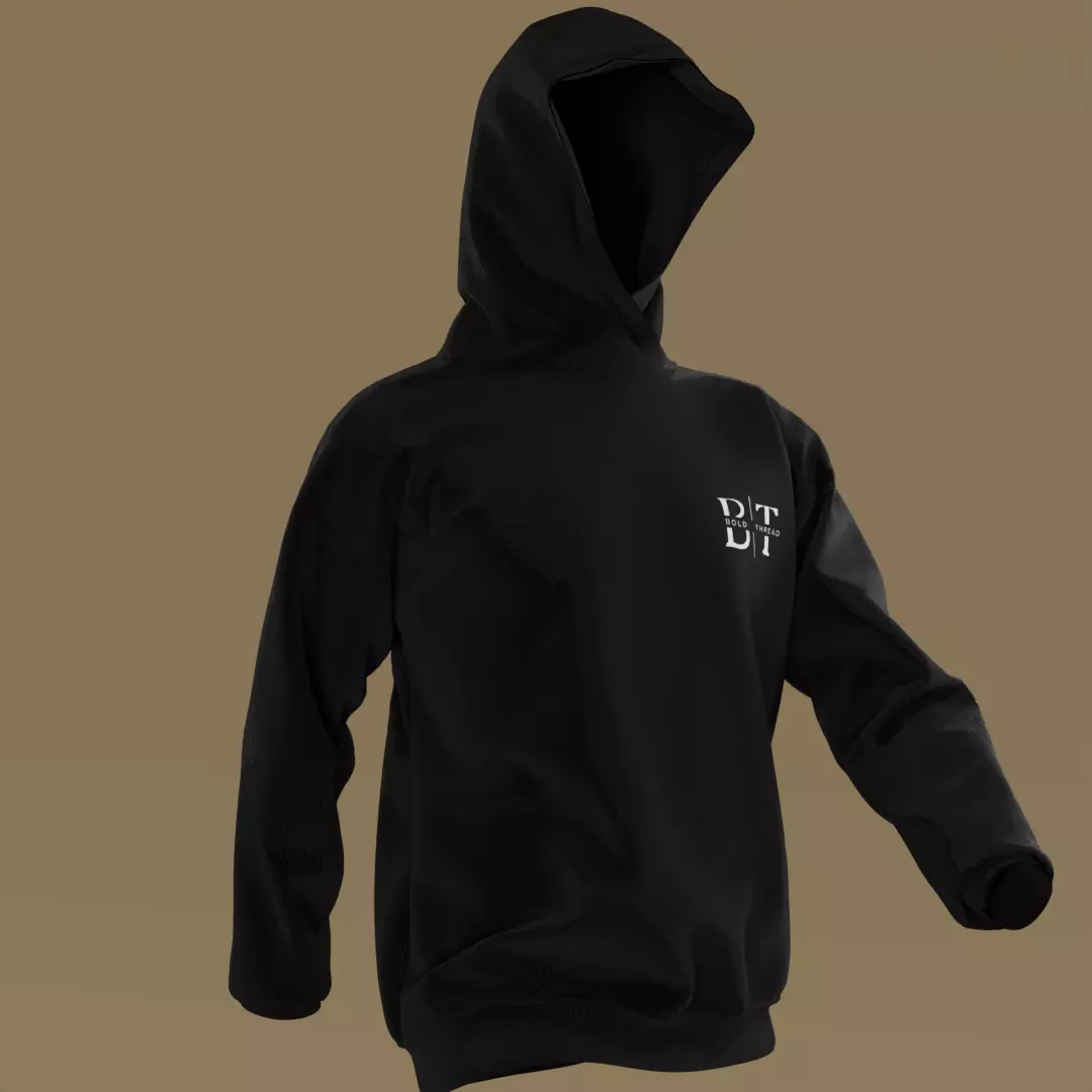 3d animated hoodie cloth simulation blender 3d  3D model_0