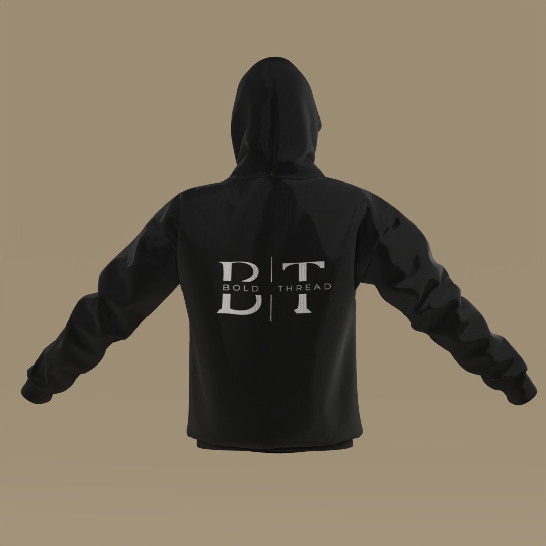 3d animated hoodie cloth simulation blender 3d  3D model_3